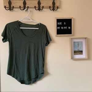 TenTree Green Scoop Neck T- Shirt